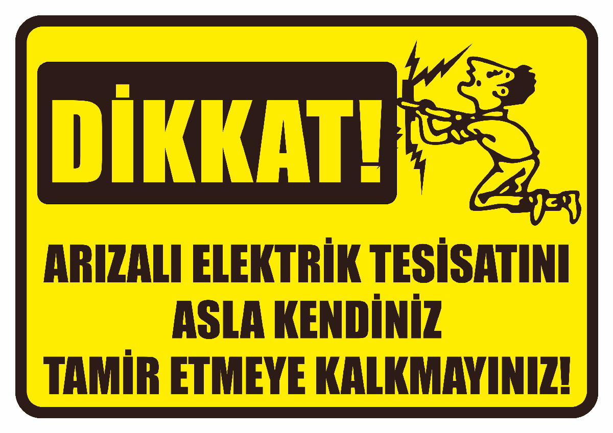 Dikkat Arızalı Elektrik Tesisatını Asla Kendiniz Tamir Etmeye Kalkmayınız