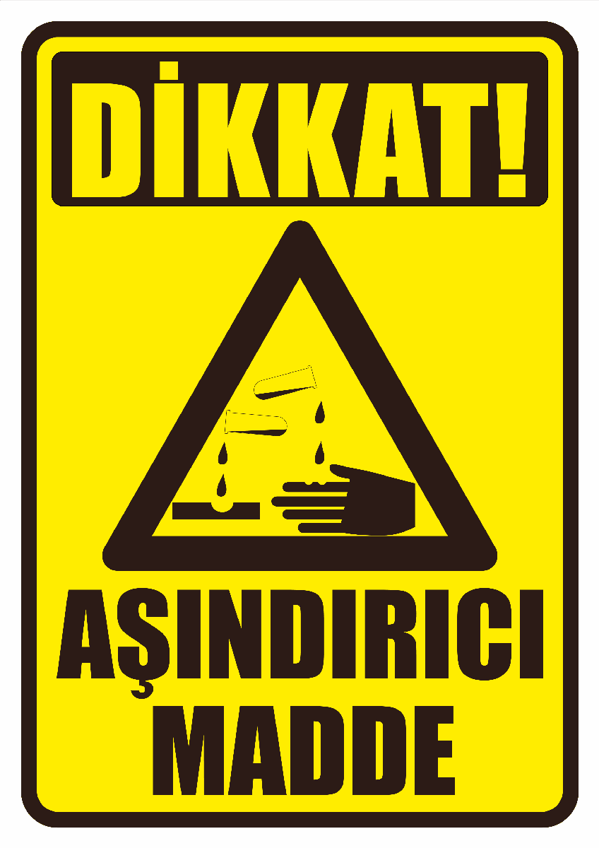 Dikkat Aşındırıcı Madde
