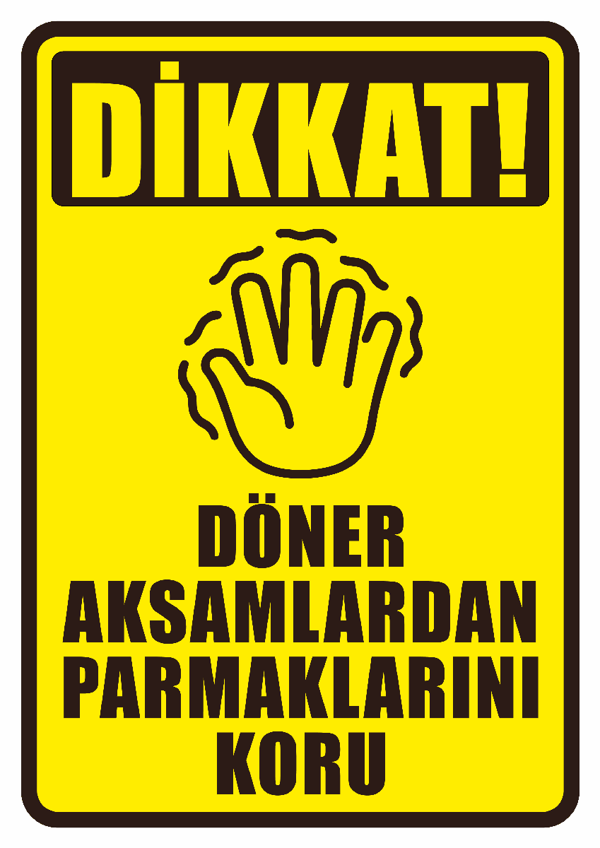 Dikkat Döner Aksamlardan Parmaklarını Koru