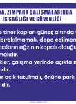 Boya, Zımpara Çalışmalarında İş Sağlığı ve Güvenliği