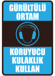 Gürültülü Ortam Koruyucu Kulaklık Kullan