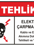 Tehlike Elektrik Çarpma Riski